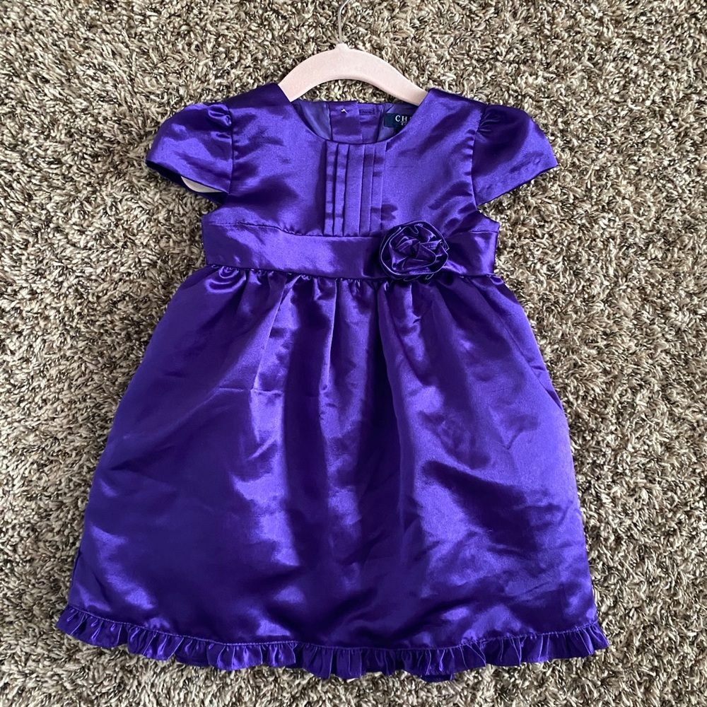 Purple toddler dress